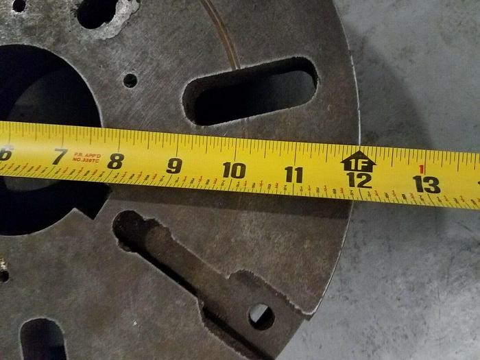 Used 12" Dog Plate for Lathe with threaded back