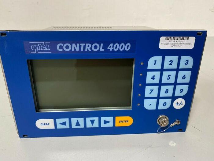 Used Optek Control 4000 C4000 Photometric Analyzer Converter 115/230V