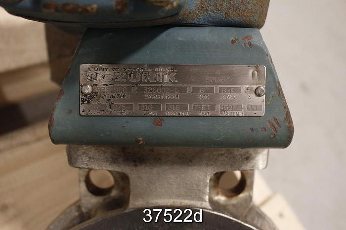 Used Dezurik 6" Butterfly Control Valve , 9522920 #37522