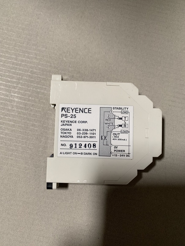 Used Keyence Amplifier PS-25