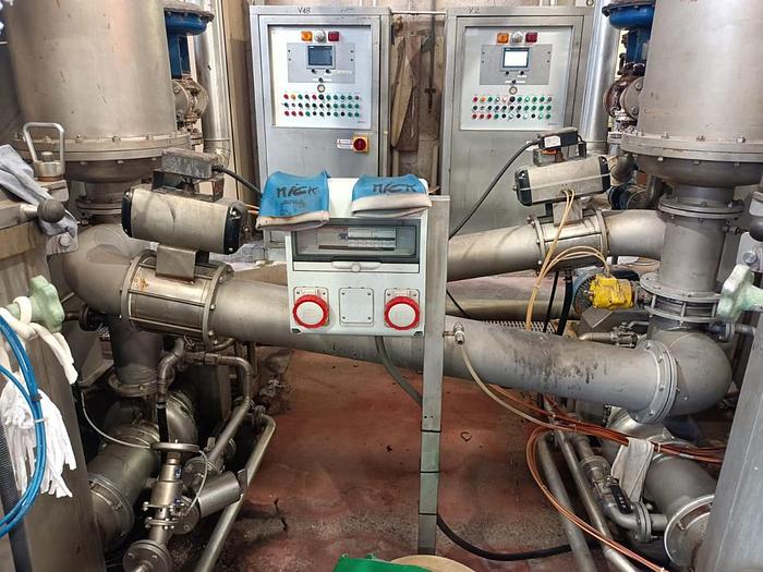 Used Jet dyeing BRAZZOLI SATURNO year 2001 450 + 450 Kgs