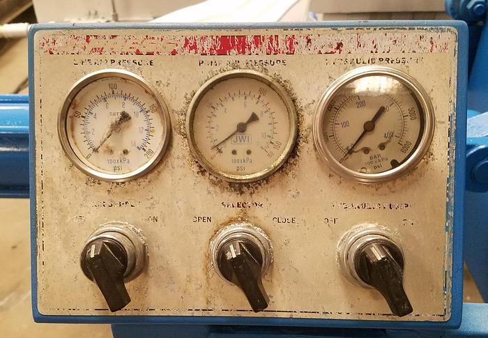 Used FP-58: Used 2 cu. ft. JWI brand Filter Press