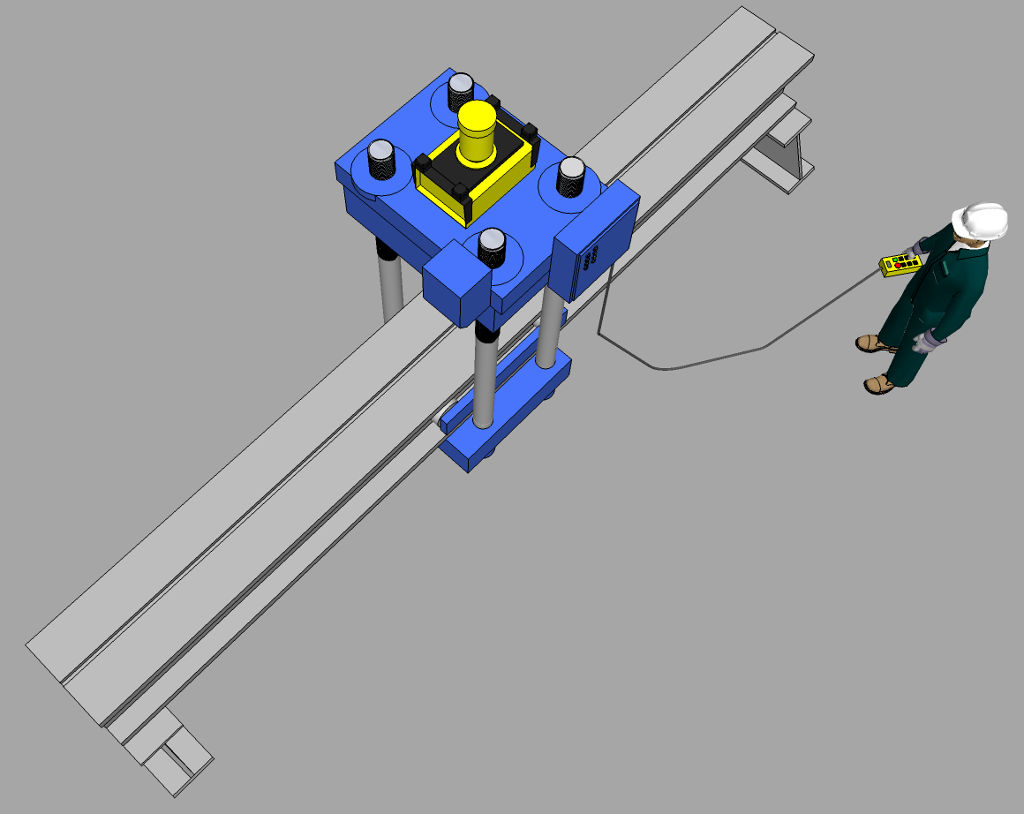 Used 400 Ton Rutil Hydraulic Straightening Press