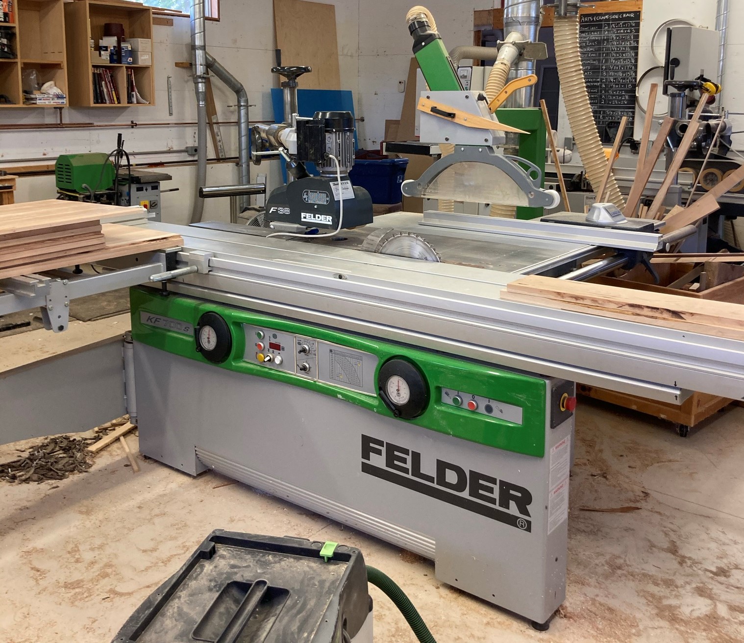 Used Felder KF700S Sliding Table Saw