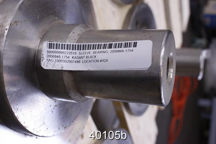 Unused Black Clawson Hydradenser Inclined Screw Thickener Bearing Sleeve #40105