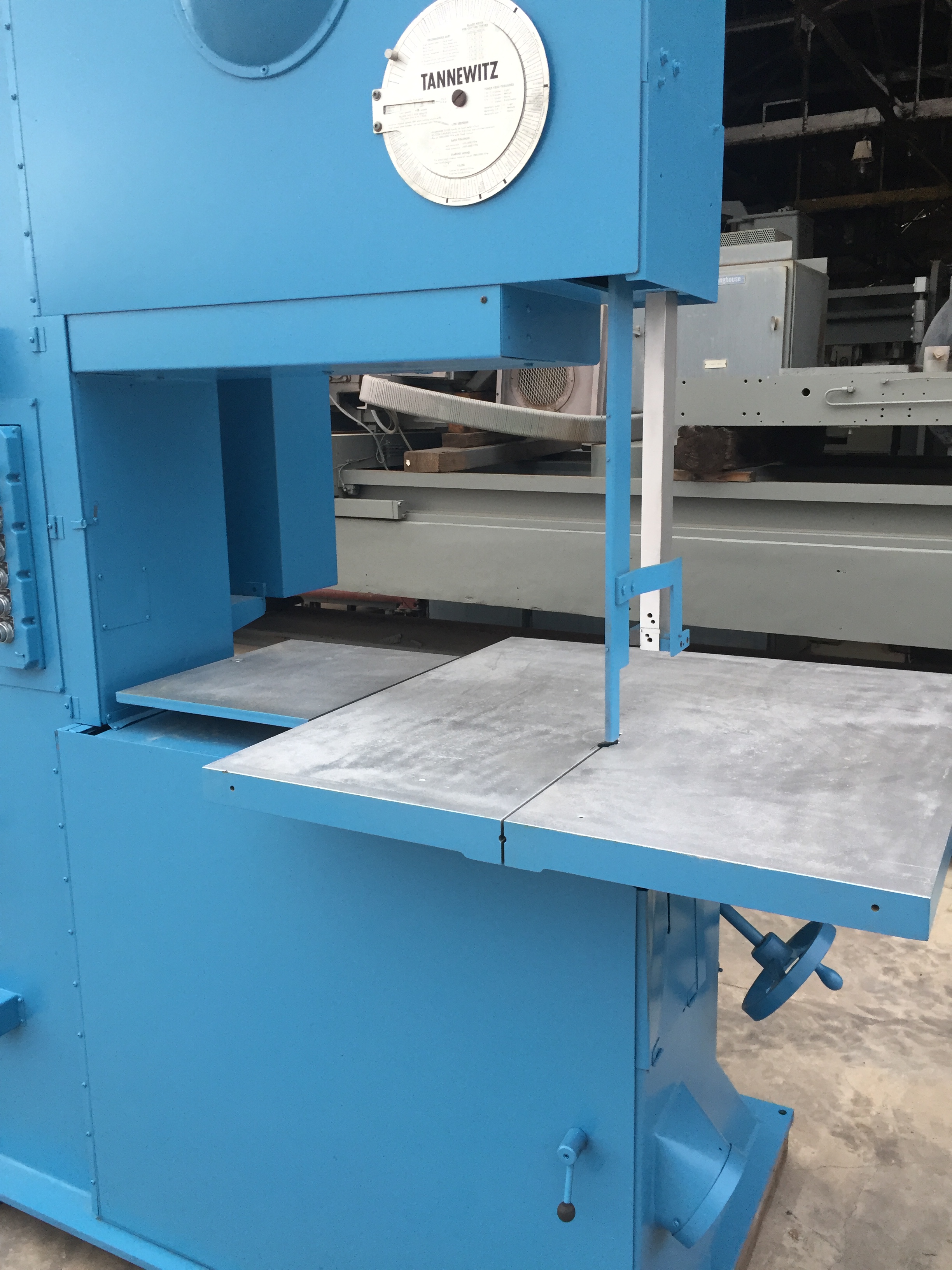 Used Tannewitz Mdl. GVTNE Vert. Band Saw #4041