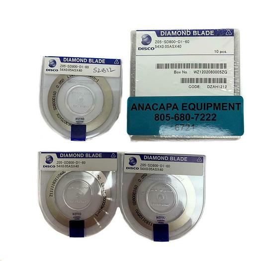 Disco Diamond Blade Z05-SD800-D1-60, 54X0.05ASX40, NEW Lot of 13 (6721)W