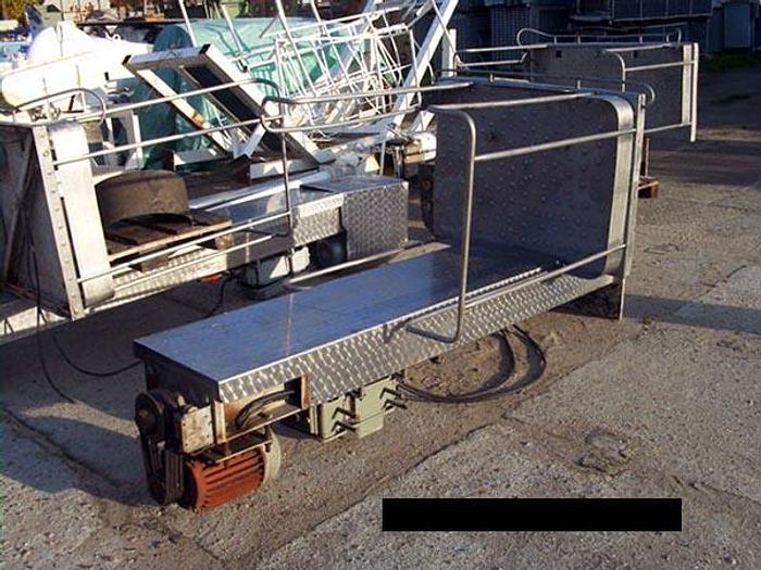 Used Nierdzewne śrubowe i hydrauliczne podesty ruchome