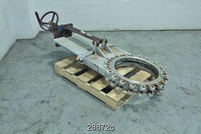 Used Fabri 20" Hand Operated Knife Gate Valve #28872
