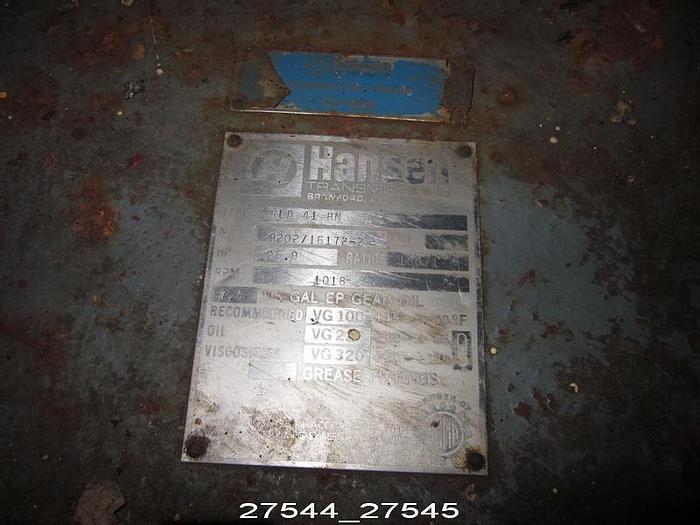 Used Celleco Hedemora 2575 Celleco Hedemora Cylinder Thickener, Polyester Shrink- Fit Cover, Approximately 7' Diameter X 24' Long. #27544