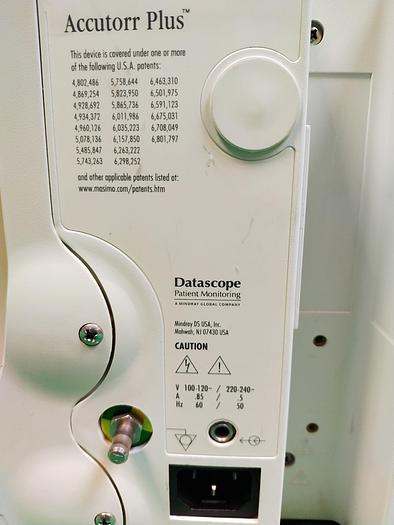 Gebraucht Datascope Accutorr Plus Patientenmonitor