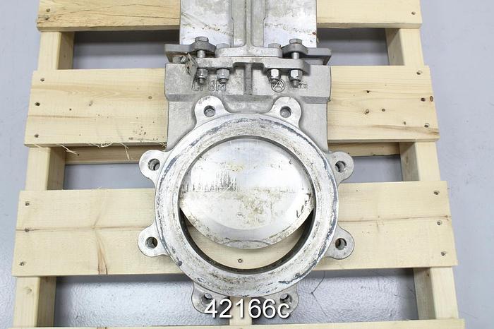 Used Velan L15-0310C-13SL 8" Hand Operated Knife Gate Valve #42166