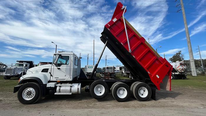 Used 2004 Mack Granite CV713 Tri-Axle Dump Truck