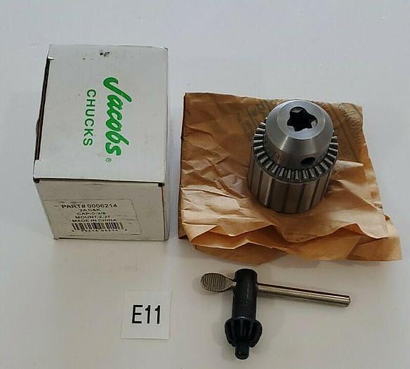 *NEW* Jacobs Chuck 2A 2 Taper Drill w/ 0-3/8” Cap Mount 2 JT & Key + Warranty!