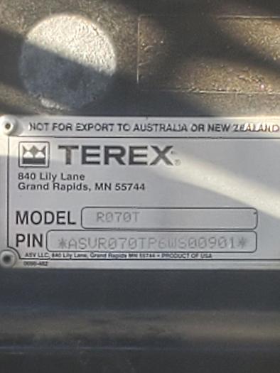 Used 2016 TEREX R070T