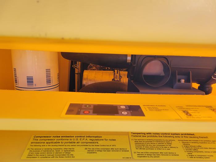 Qty (9) New Atlas Copco XAS 188 Portable Air Compressor--Ready November 2022