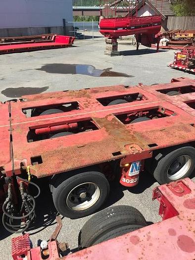 Used Nicolas Modular Trailer, 12 axle Line x 3m Wide