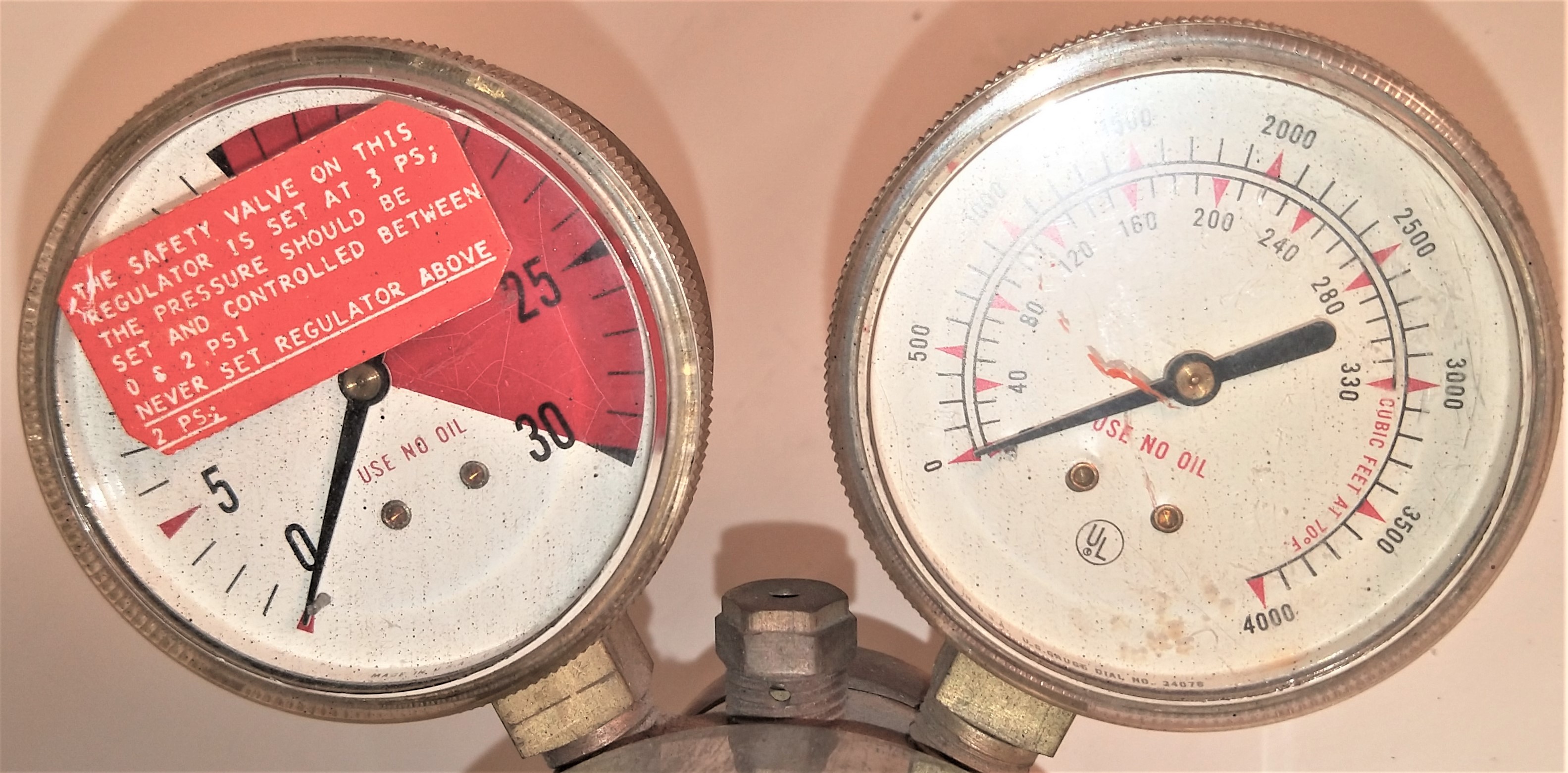 Used Harris 92-15 Multi-Stage Gas Regulator