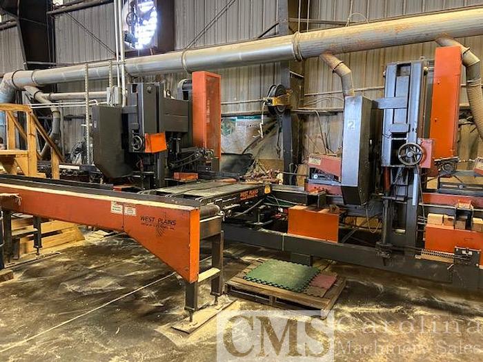 Used West Plains Resaw with Run Around, Deduster & Pendu Stacker