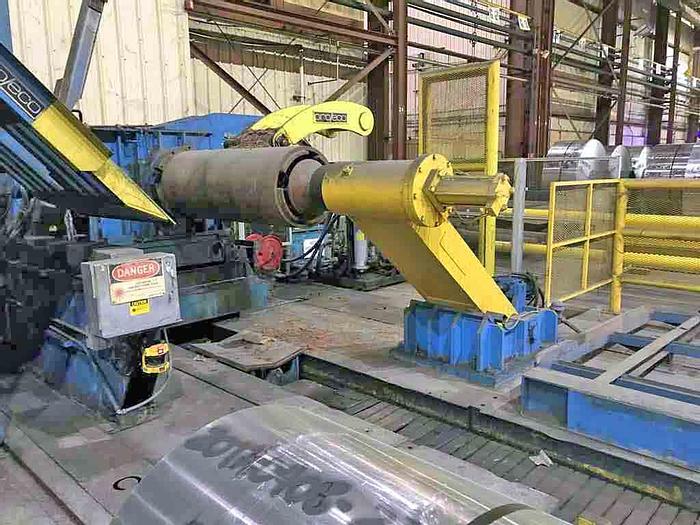 Used 62" Pro Eco Aluminum Tension Leveling Line: TLL-204