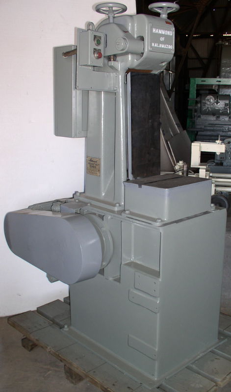 Used 8" HAMMOND ON KALAMAZOO MDL. V-8-D ABRASIVE BELT GRINDER; S/N 9140