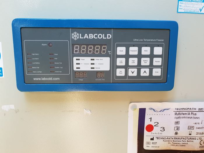 Used Labcold Ultra Low Temperature LULT0480