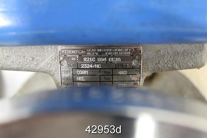 Used Neles Jamesbury 4" V-Ball Valve #42953