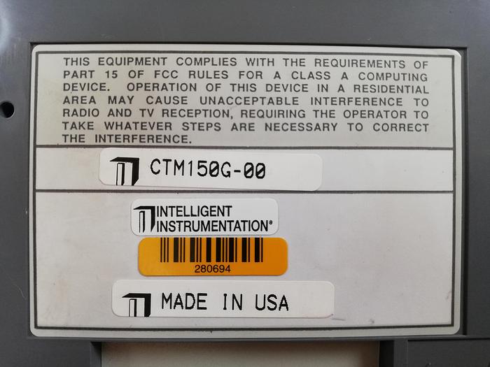 Used INTELLIGENT INSTRUMENTATION CTM150G-00