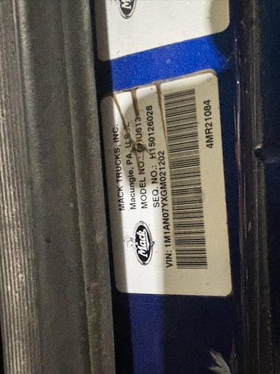 Used 2016 Mack CHU613