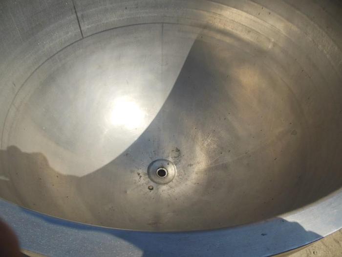 Used Kettle, 100 Gallon, Stainless Steel, Jacketed, Lee, Model 100D #C743233