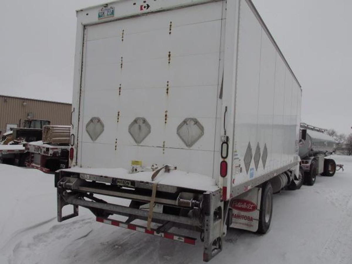 Used 2017 Kenworth T 370 with 24 ft Van body with tailgate