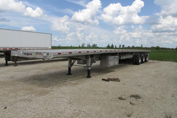 Used 2024 Dorsey 53 ft tri axle lift axle flat