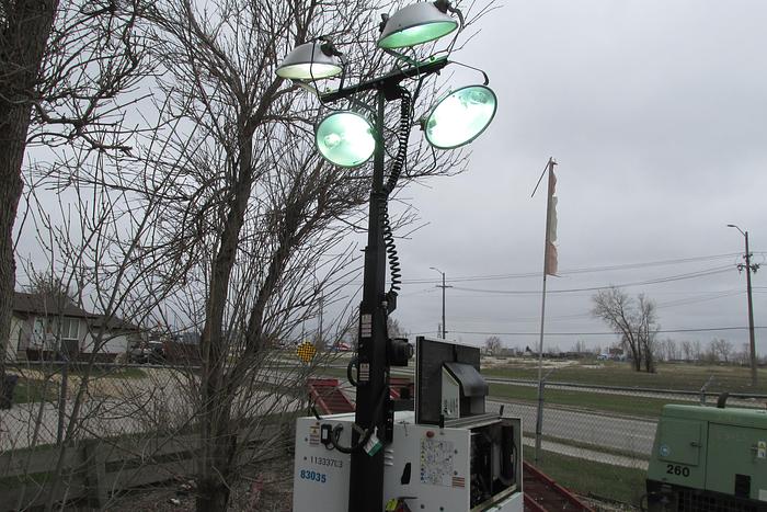 Used 2021 Generac Magnum MLT4200 20 kw light tower