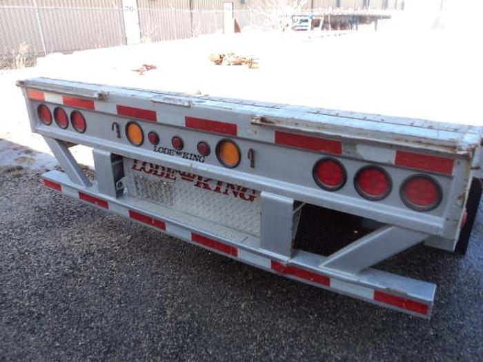 Used 2017 Lode King 53 ft step deck recovery trailer tridem