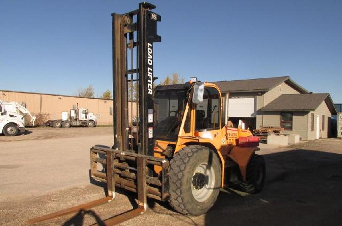 Used 2012 Load Lifter 2416-12D 12,000 lb Rough Terrain Forklift