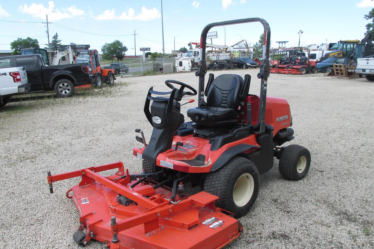 Used 2016 Kubota F 3990 4x4 mower with 72" deck