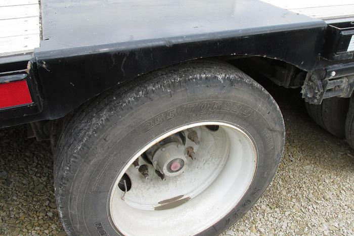 Used 2023 BWS 53 ft step deck equipment trailer with air ramps and air ramp on to kick