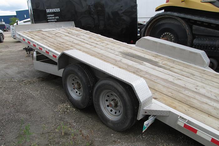 Used 2023 BW Trailers 82" x 22 ft aluminum tilt deck equipment trailer