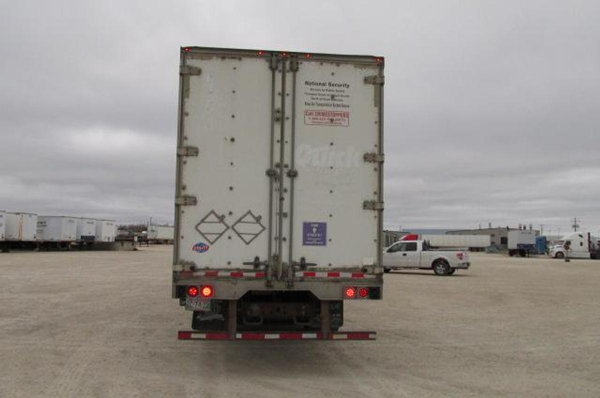 Used 2011 Utility 53 ft tandem heated trailer