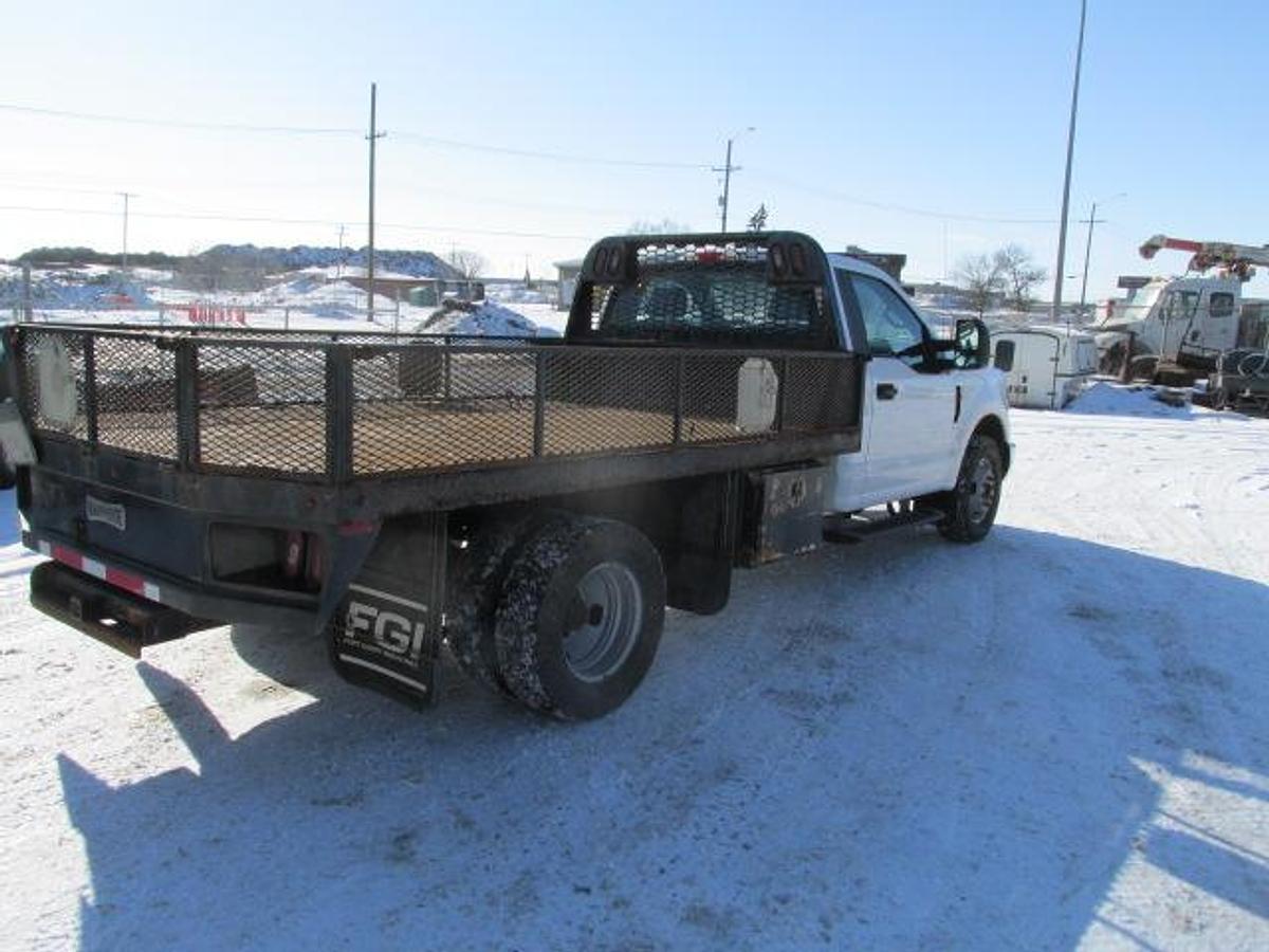 Used 2018 Ford F 350 with 12 ft flat deck