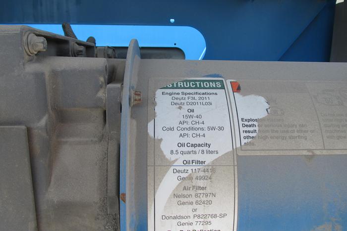 Used 2008 Genie Z 60 /34 man lift 4x4 diesel