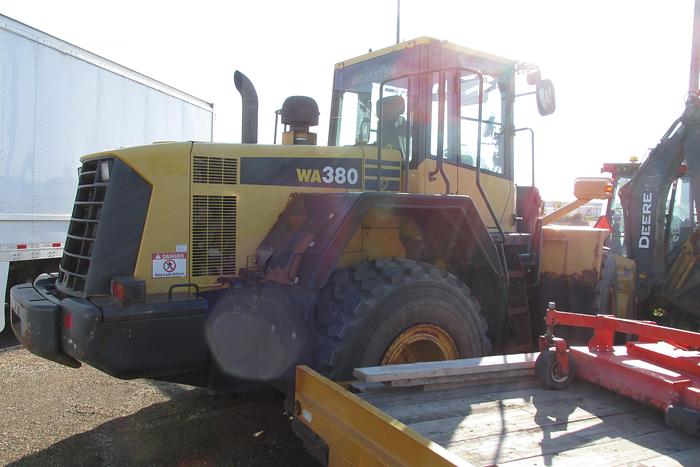 Used 2010 Komatsu WA 380- 6 wheel loader low hours