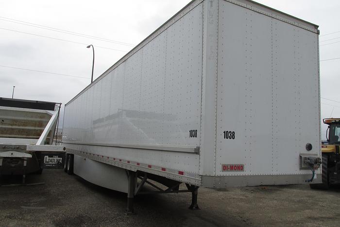 Used 2023 Di-mond 53 ft Aluminum Dry Van tandem trailer