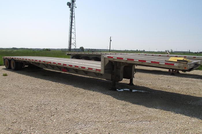Used 2012 Reitnouer 48 ft tandem axle aluminum step deck