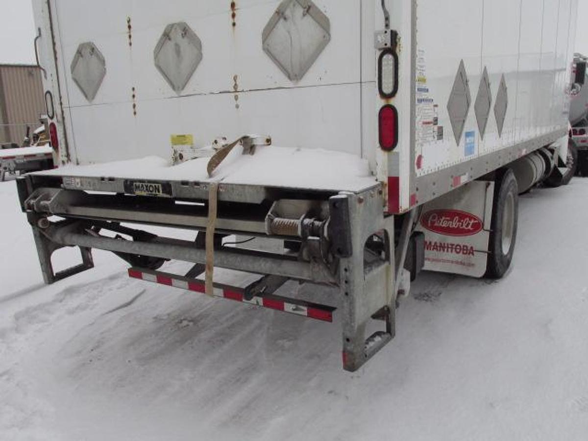 Used 2017 Kenworth T 370 with 24 ft Van body with tailgate