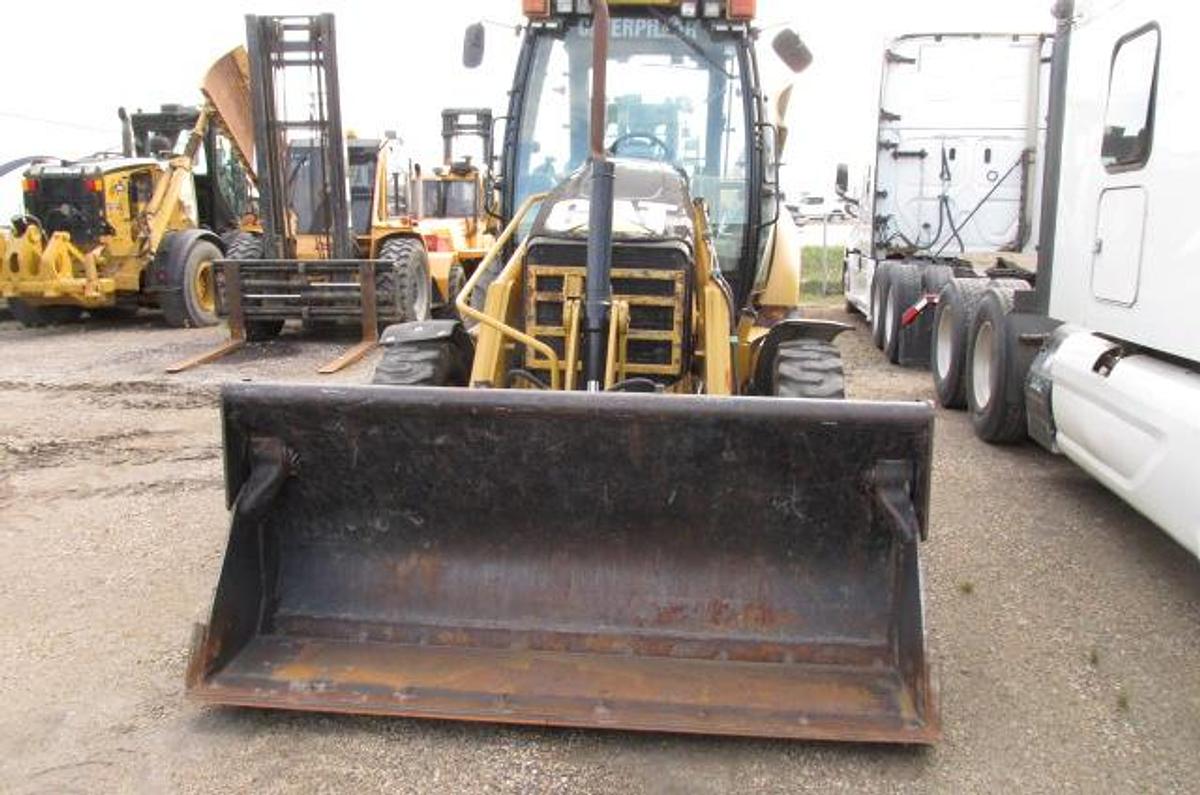 Used 2009 Caterpillar 414E IL landscape / skip loader