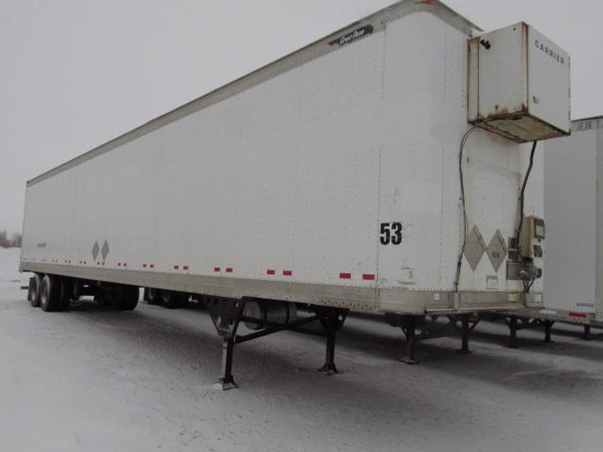 Used 2010 Great Dane 53 ft Heated van trailer