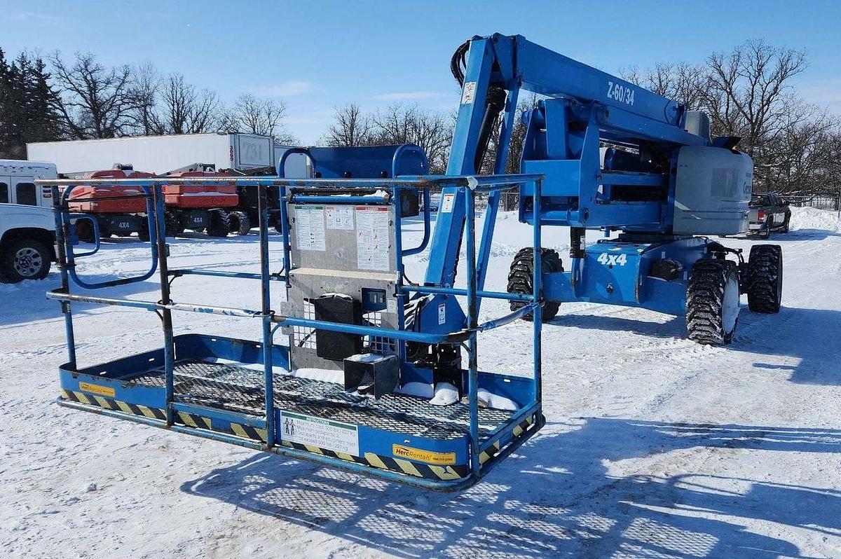 Used 2014 Genis Z 60/34 boom lift