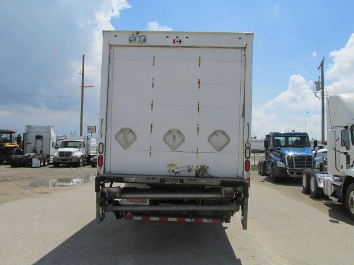 Used 2017 Kenworth T 370 with 24 ft Van body with tailgate