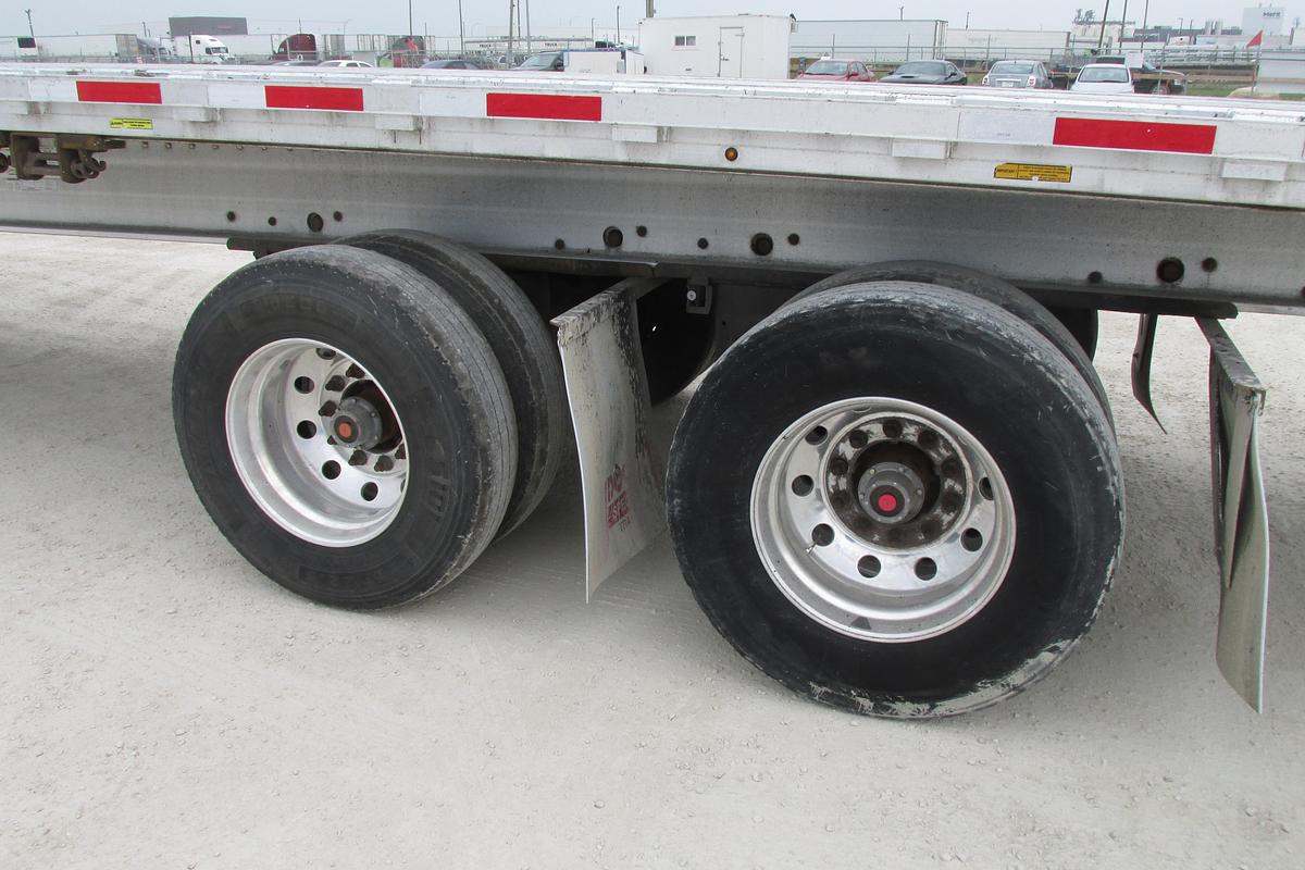 Used 2021 Doonan 53 ft Flat Deck tandem Cali Legal Aluminum trailer